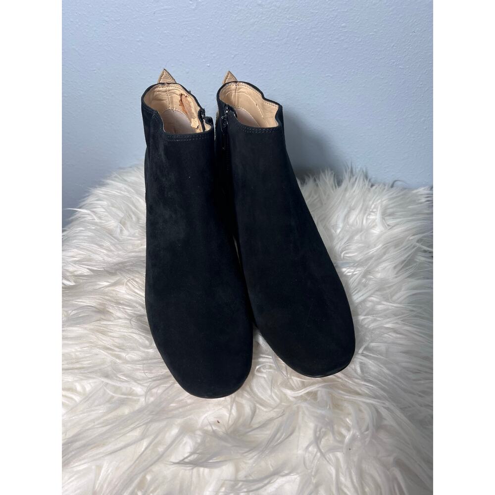 Katy Perry The Flame Black 9 Sequin Ankle Boots Heel Velvet Festival Glam Punk - Picture 6 of 11